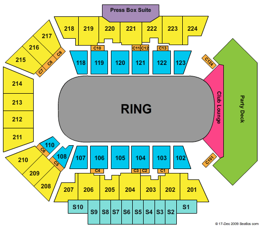 BMO Harris Bank Center (Formerly Rockford Metrocentre) Map